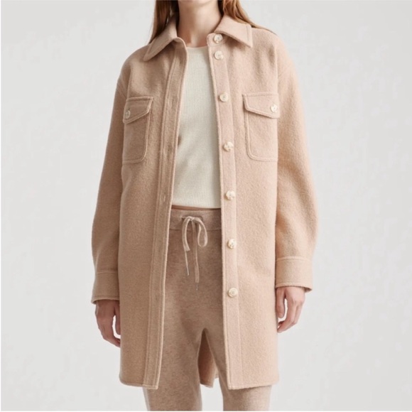 Quince 100% Merino Wool Shirt Jacket - Picture 2 of 4